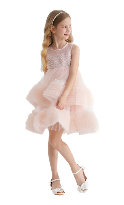 Pink Sweetberry Sleeveless Bubble Dress