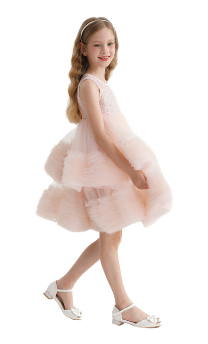 Pink Sweetberry Sleeveless Bubble Dress