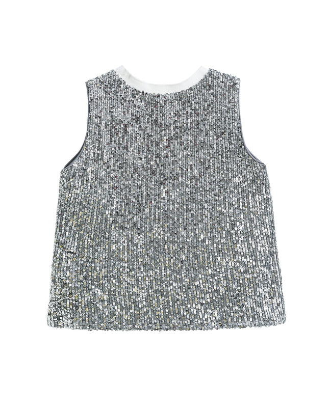 kidsatelier-tulleen-tud52011-silver-sequin-sleeveless-shorts-set