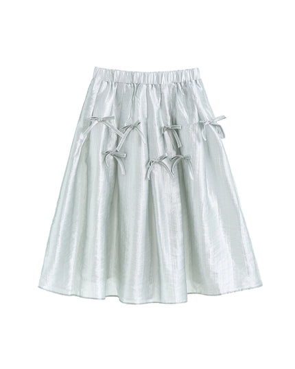 kidsatelier-tulleen-tud52012-metallic-ruffle-bow-sleeveless-top-skirt-set