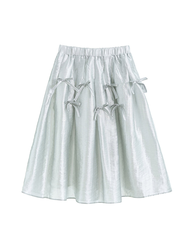 kidsatelier-tulleen-tud52012-metallic-ruffle-bow-sleeveless-top-skirt-set