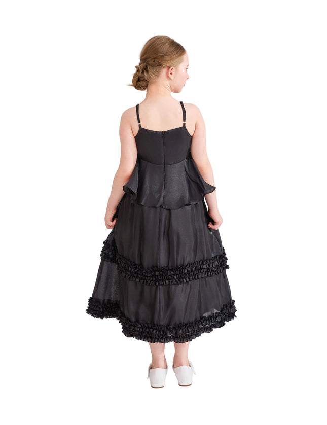 kids atelier tulleen Black Calista Ruffle Skirt Set