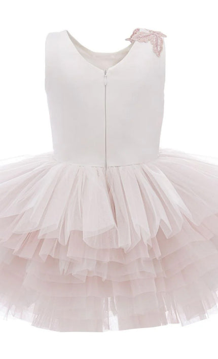 kids atelier tulleen Pink Littlebrook Floral Tulle Dress