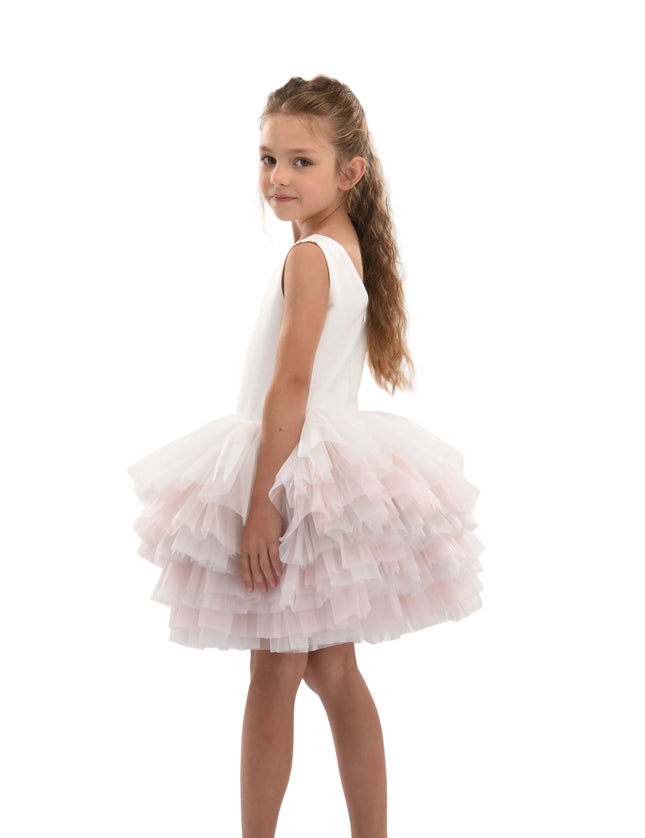 kids atelier tulleen Pink Littlebrook Floral Tulle Dress