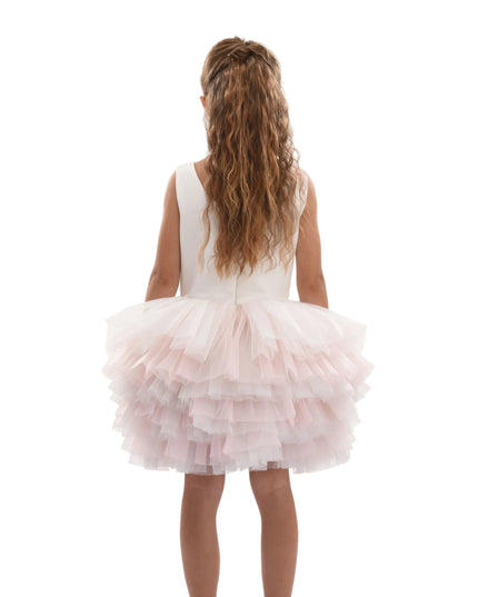kids atelier tulleen Pink Littlebrook Floral Tulle Dress