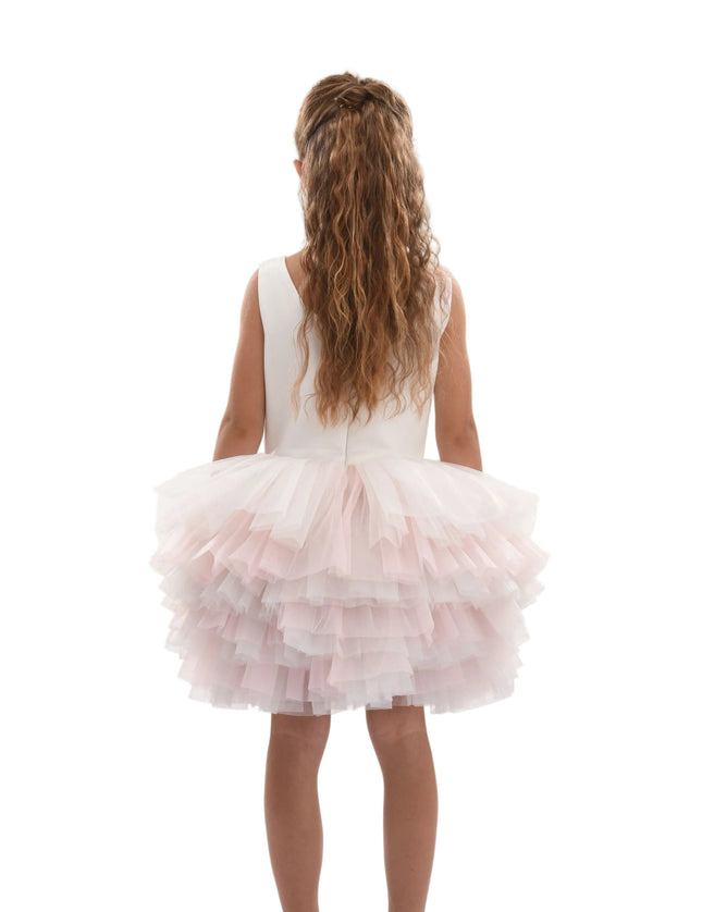 kids atelier tulleen Pink Littlebrook Floral Tulle Dress