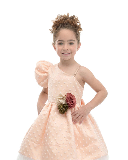 kids-atelier-tulleen-Peach Polka Dot Dress