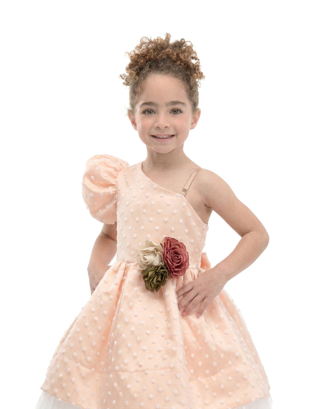kids-atelier-tulleen-Peach Polka Dot Dress