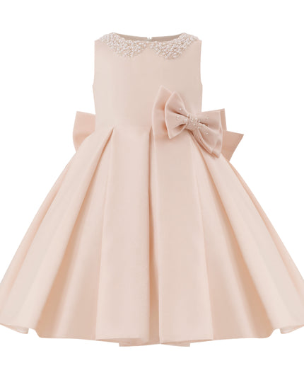 kids atelier tulleen Pink Melinda Pearl Double Bow Dress