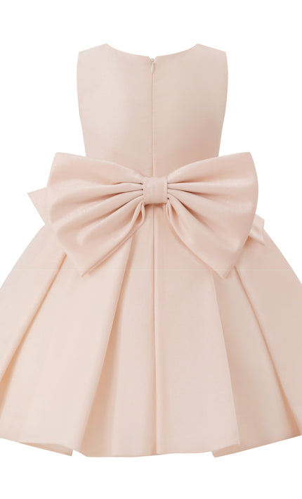 kids atelier tulleen Pink Melinda Pearl Double Bow Dress
