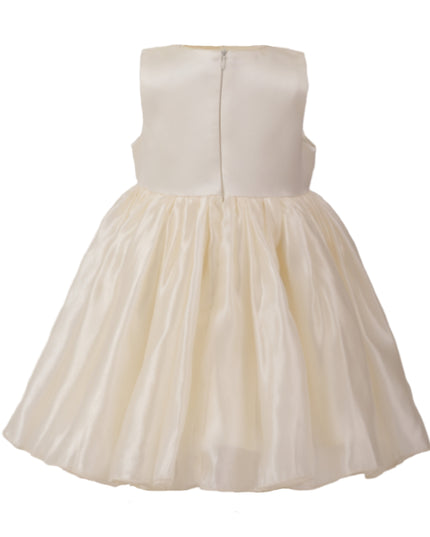 kids atelier tulleen Beige Dovera Timeless Cape-Overlay Gown