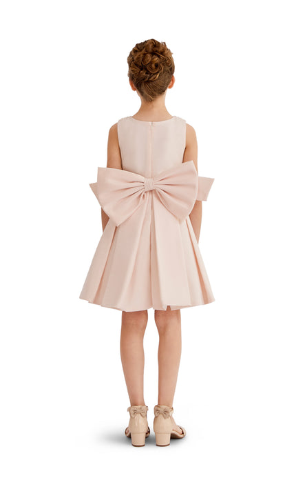 kids atelier tulleen Pink Melinda Pearl Double Bow Dress