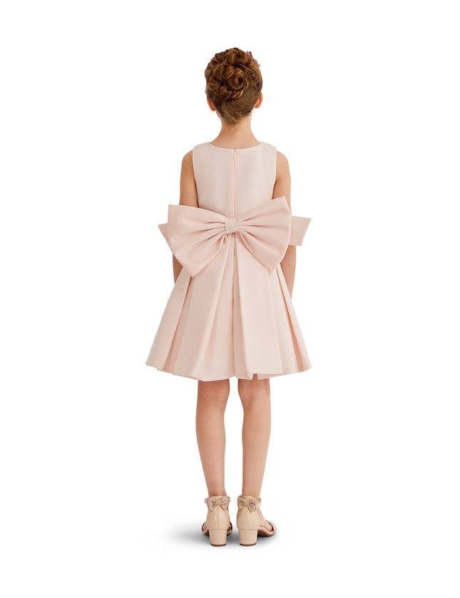 kids atelier tulleen Pink Melinda Pearl Double Bow Dress