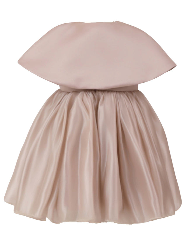 kids atelier tulleen Pink Dovera Timeless Cape-Overlay Gown