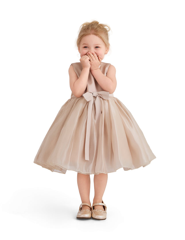 kids atelier tulleen Pink Dovera Timeless Cape-Overlay Gown