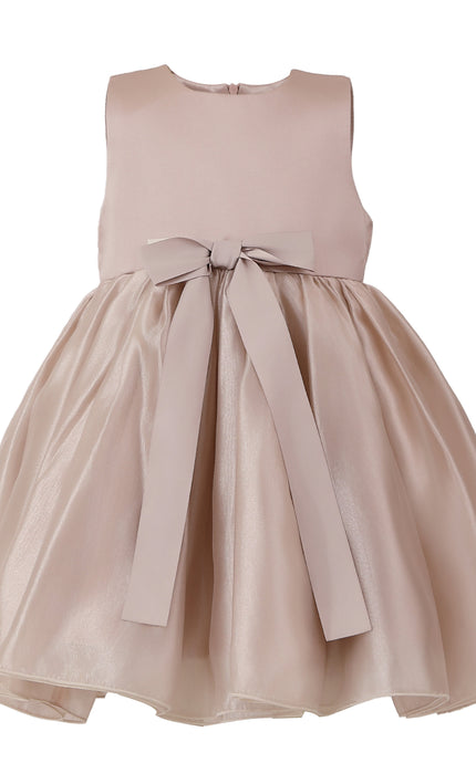 kids atelier tulleen Pink Dovera Timeless Cape-Overlay Gown