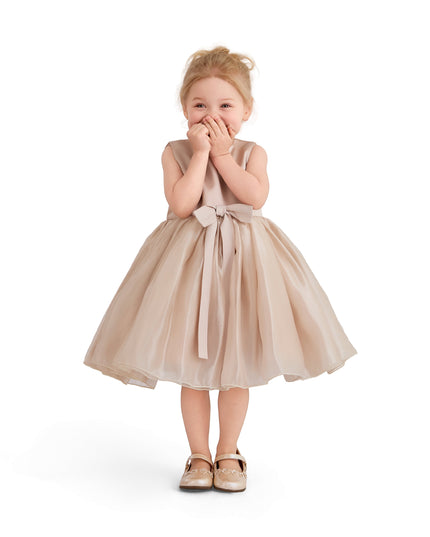 kids atelier tulleen Pink Dovera Timeless Cape-Overlay Gown