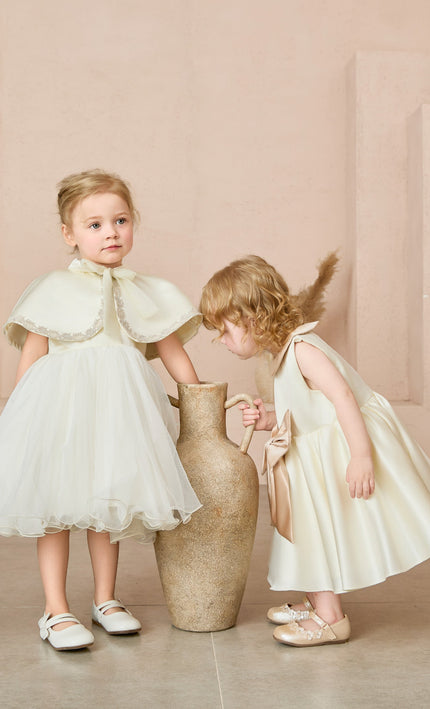 tulleen Cream Mirelda Blossom Gown