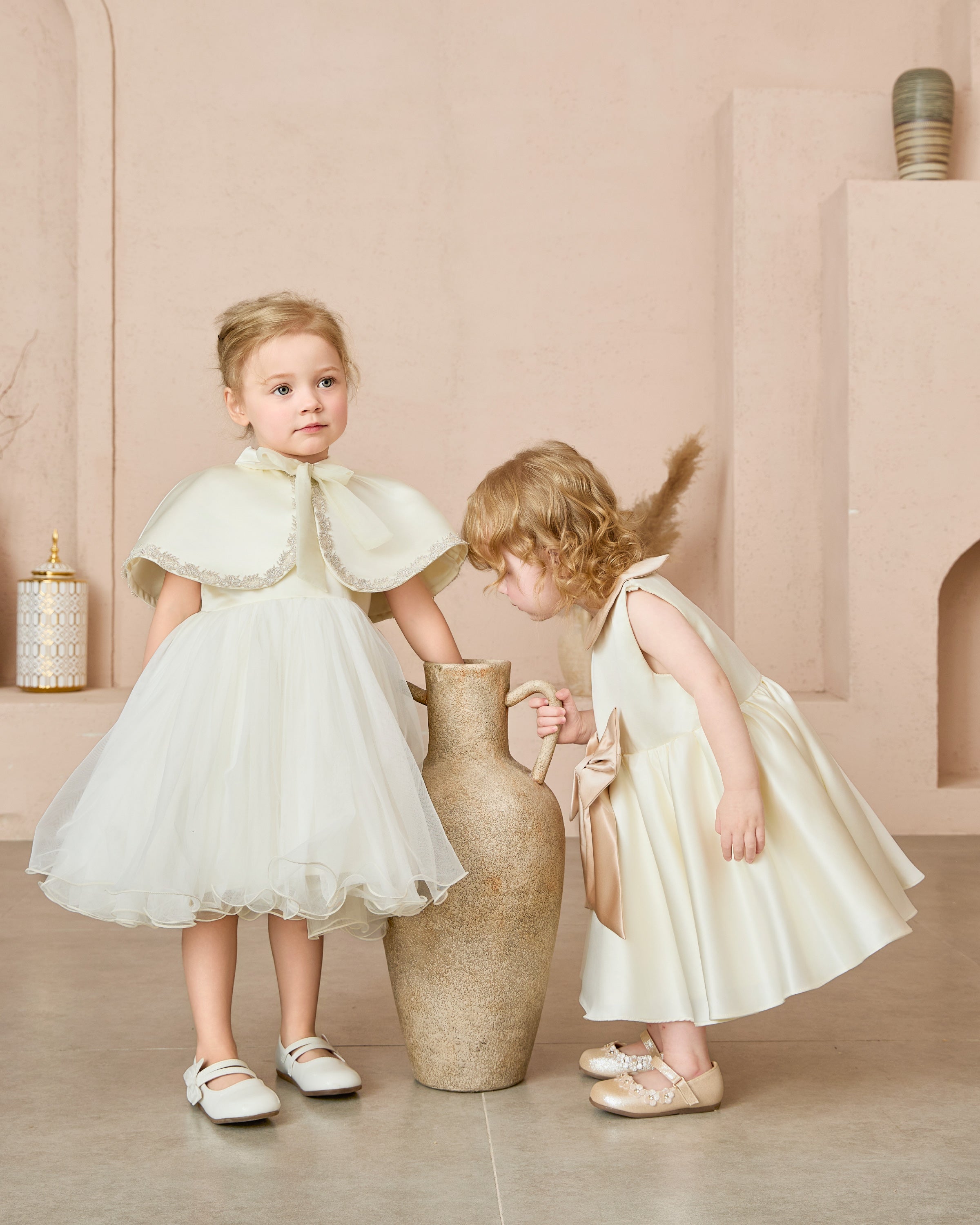 Cream Mirelda Blossom Gown