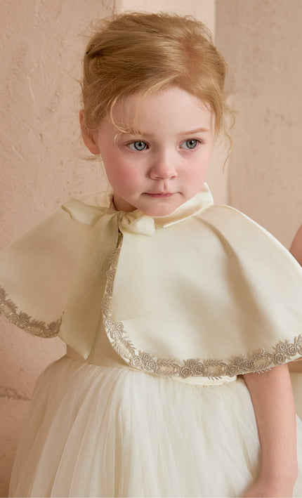 tulleen Cream Mirelda Blossom Gown