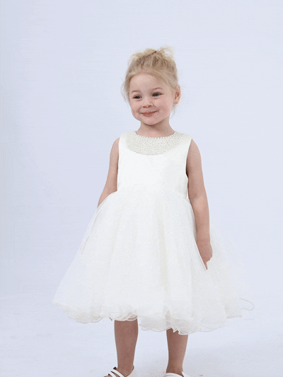 tulleen Cream Mirelda Blossom Gown