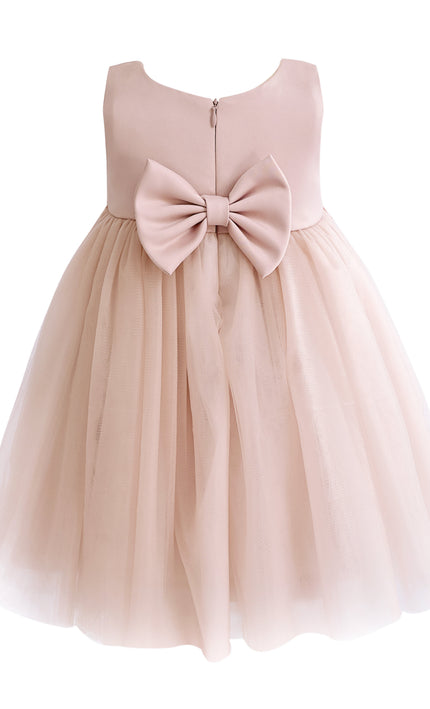 kids atelier tulleen Rose Zinara Ribbon Bloom Gown