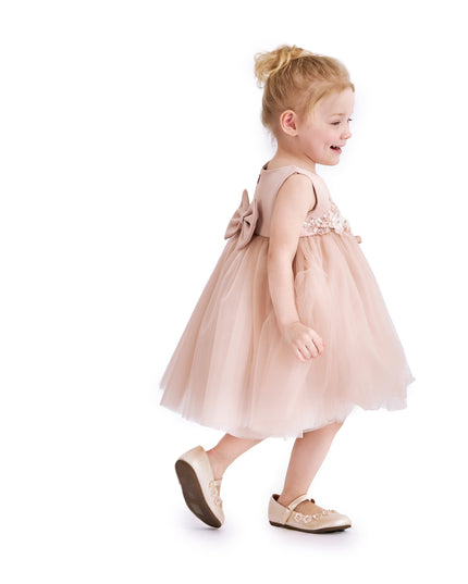 kids atelier tulleen Rose Zinara Ribbon Bloom Gown