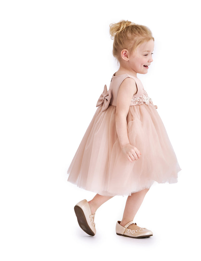 kids atelier tulleen Rose Zinara Ribbon Bloom Gown