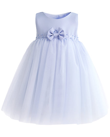 kids atelier tulleen Blue Oravelle Lace Petal Gown