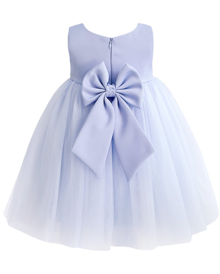 kids atelier tulleen Blue Oravelle Lace Petal Gown