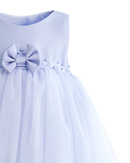 kids atelier tulleen Blue Oravelle Lace Petal Gown