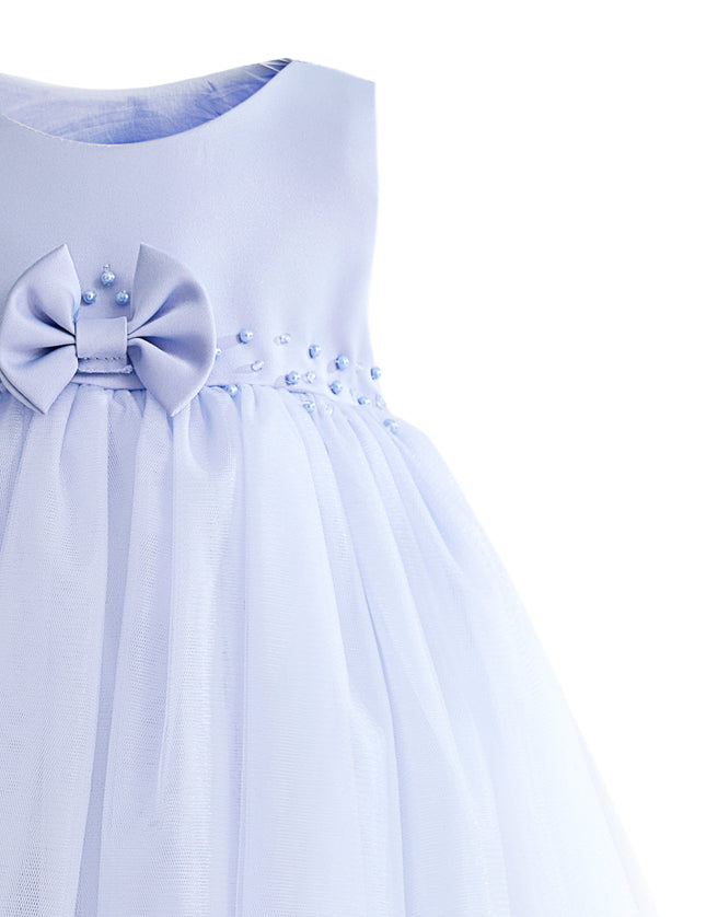 kids atelier tulleen Blue Oravelle Lace Petal Gown