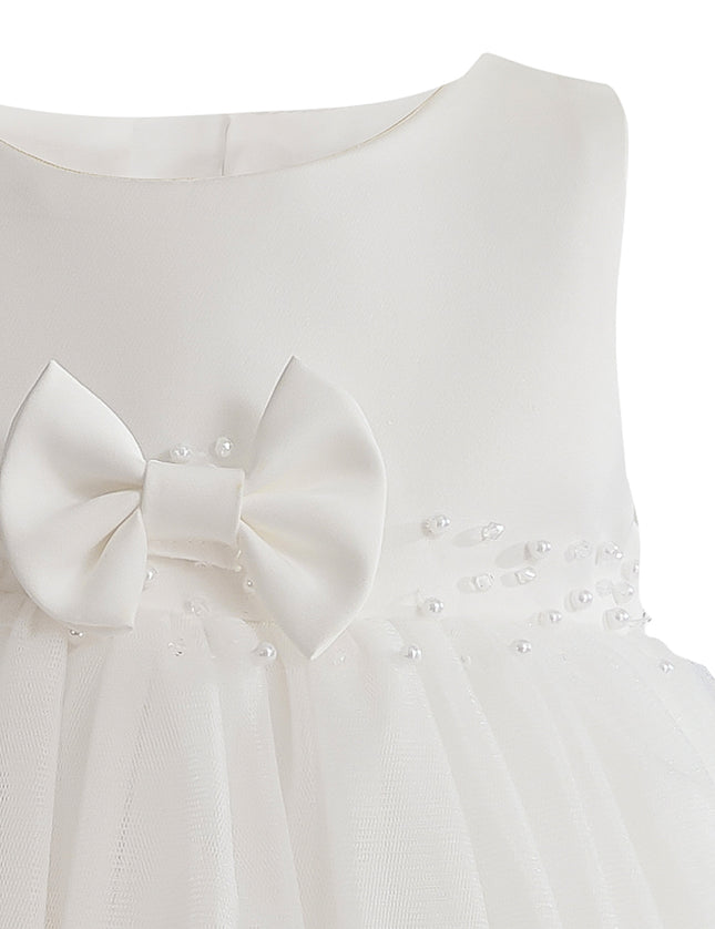 kids atelier tulleen Ivory Oravelle Lace Petal Gown