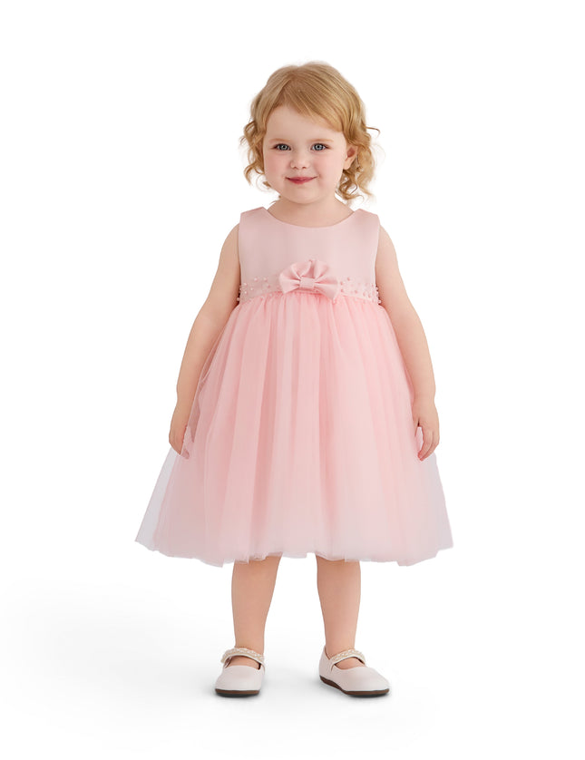 kids atelier tulleen Pink Oravelle Lace Petal Gown