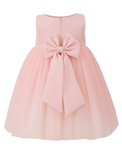 kids atelier tulleen Pink Oravelle Lace Petal Gown