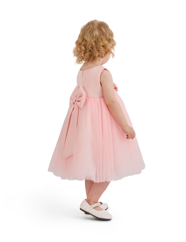 kids atelier tulleen Pink Oravelle Lace Petal Gown