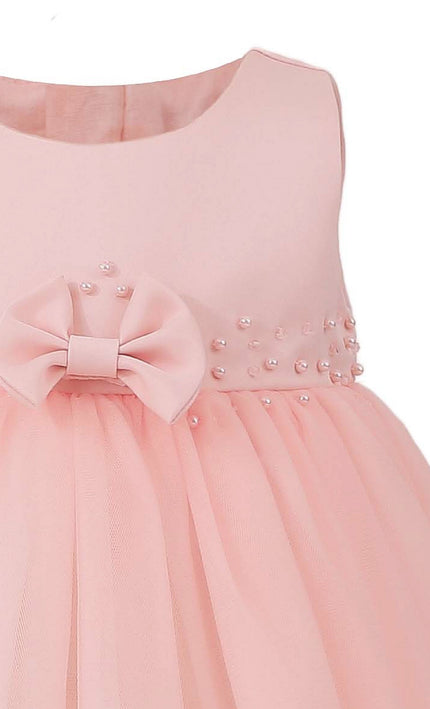 kids atelier tulleen Pink Oravelle Lace Petal Gown