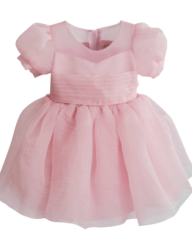 kids atelier tulleen Pink Brixton Puff-Sleeve Party Dress
