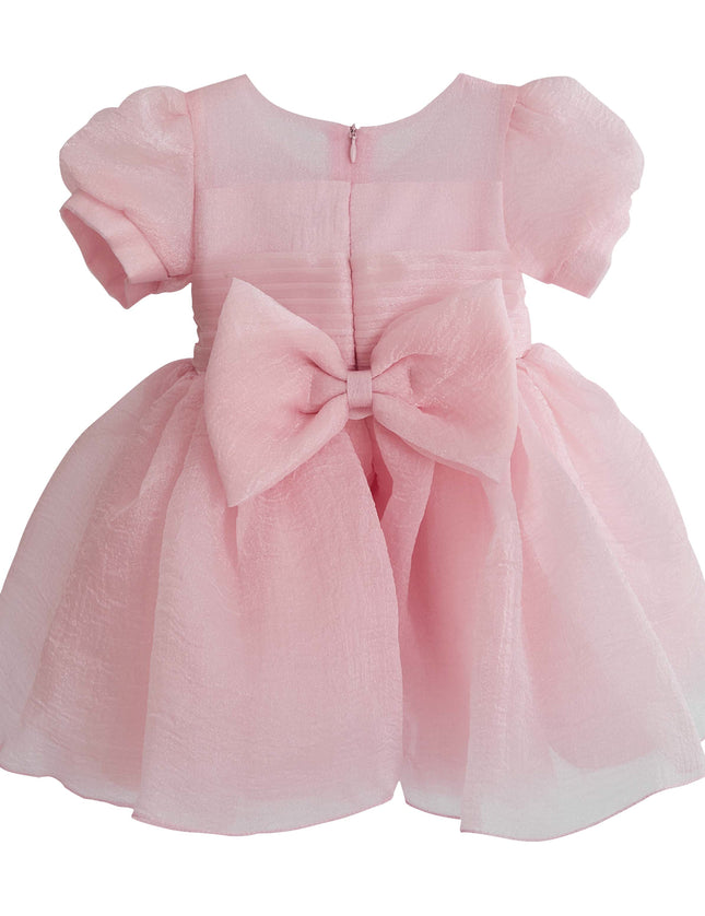kids atelier tulleen Pink Brixton Puff-Sleeve Party Dress