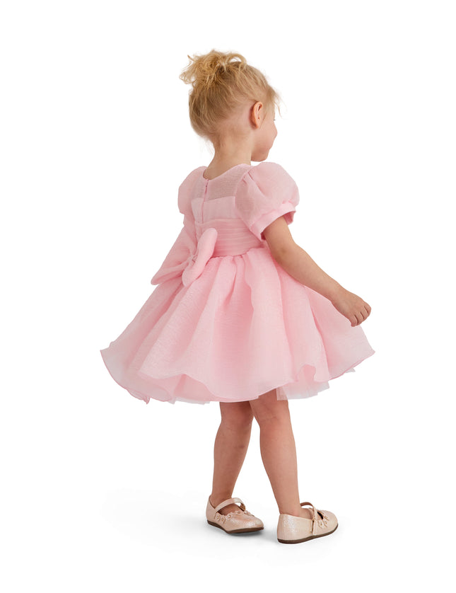 kids atelier tulleen Pink Brixton Puff-Sleeve Party Dress
