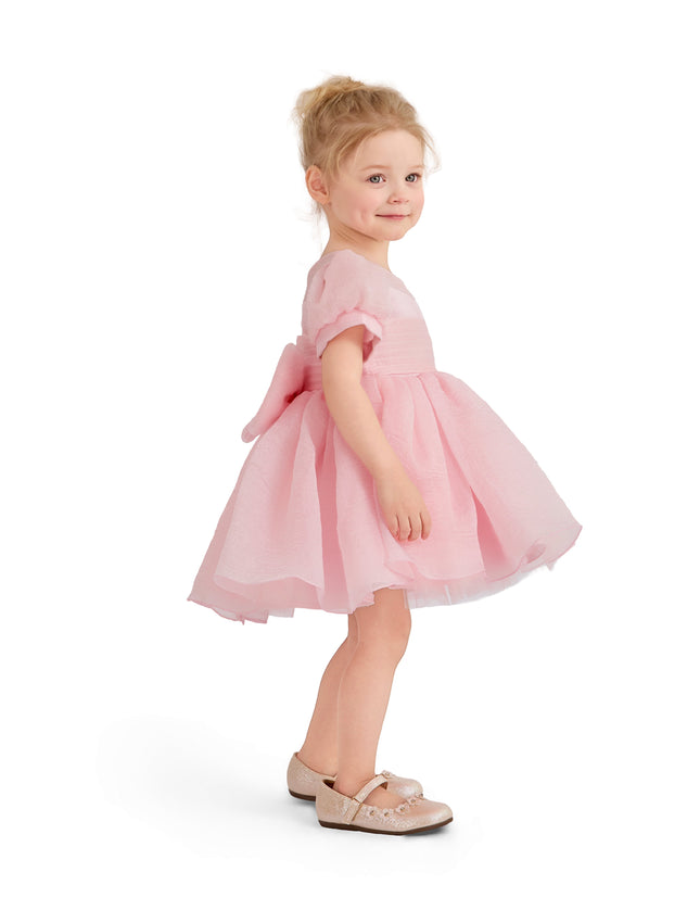 kids atelier tulleen Pink Brixton Puff-Sleeve Party Dress