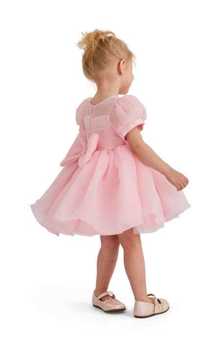 kids atelier tulleen Pink Brixton Puff-Sleeve Party Dress