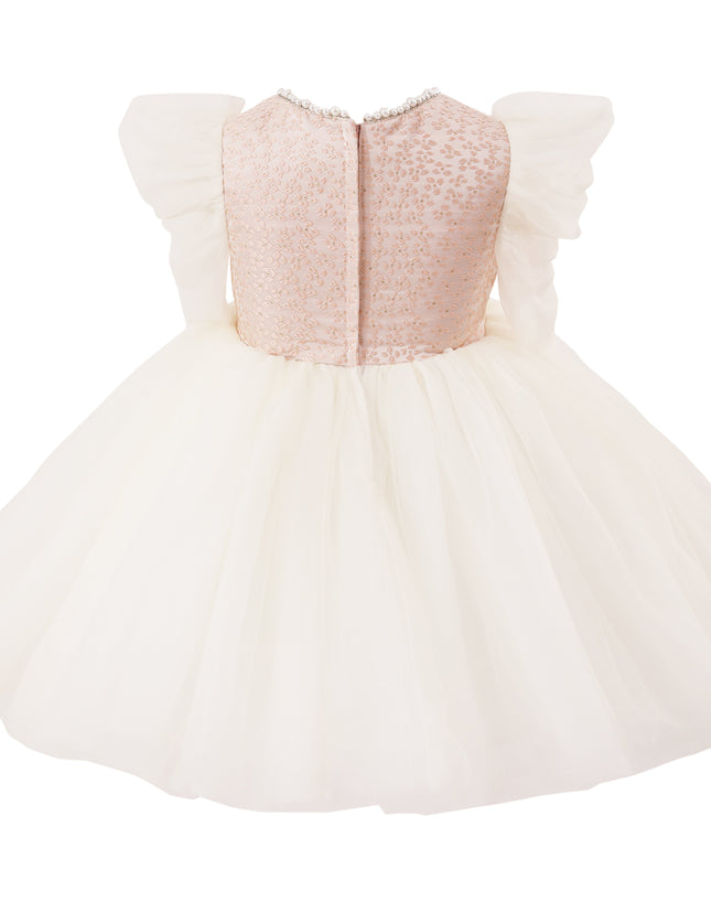 tulleen Pink Oaklyn Sequin Tulle Occasion Dress
