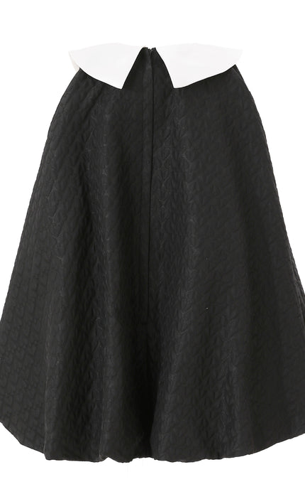 kids atelier tulleen Black Bow-Embellishment Dress