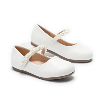 kids atelier tulleen White Ophelia Pearl Shoes