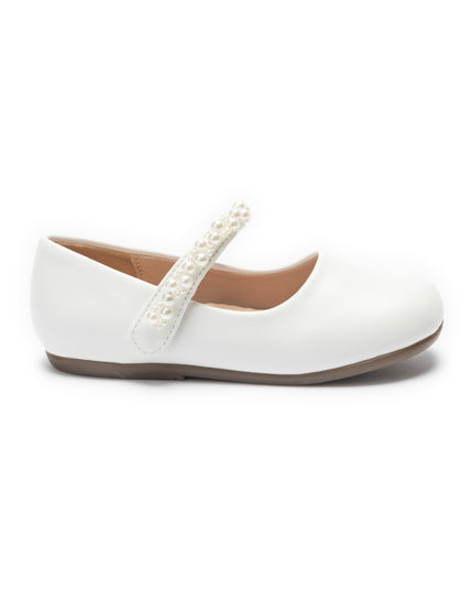 kids atelier tulleen White Ophelia Pearl Shoes