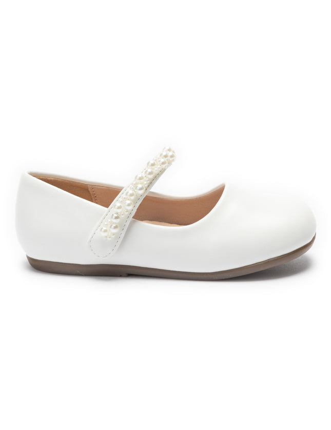 kids atelier tulleen White Ophelia Pearl Shoes