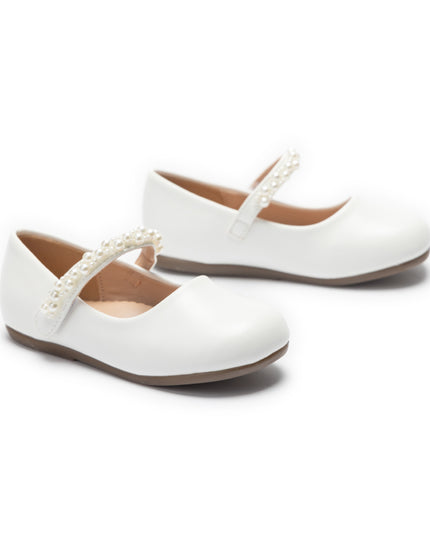 kids atelier tulleen White Ophelia Pearl Shoes