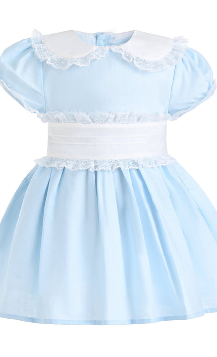 kids atelier tulleen Light Blue Odette Bow-Back Dress