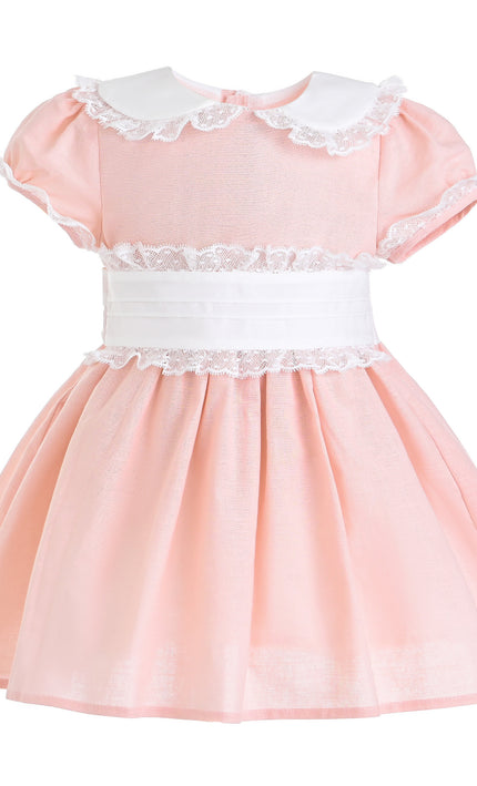 kids atelier tulleen Light Pink Odette Bow-Back Dress